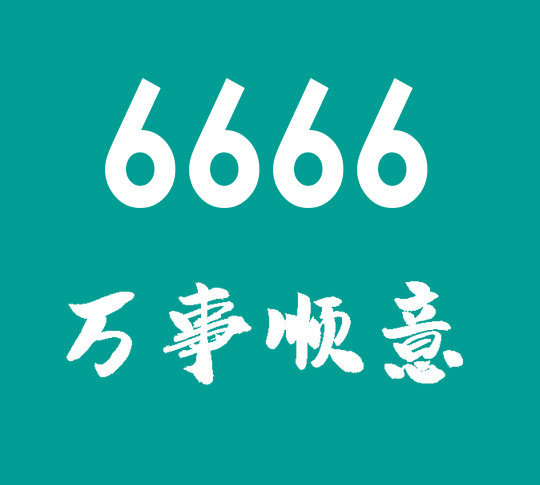 菏泽尾号6666手机靓号