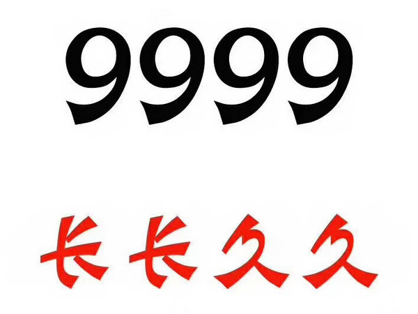 单县尾号9999吉祥号